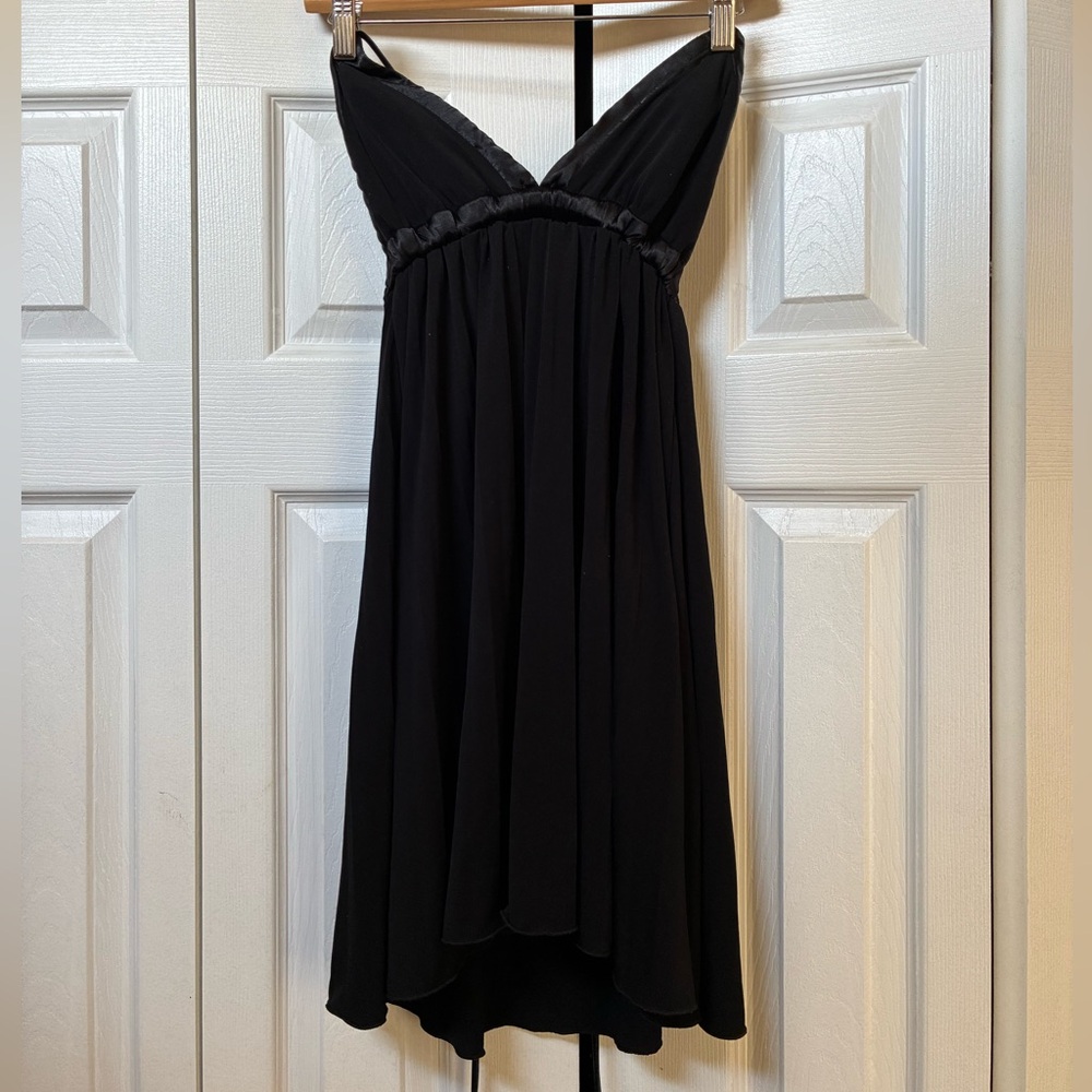 Wishes Wishes Wishes Black Babydoll Mini Dress, Size S